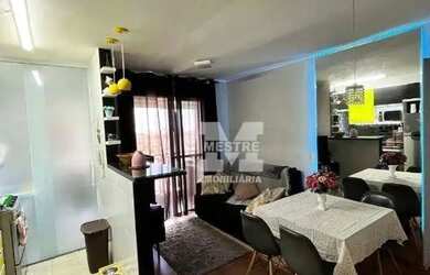 Imagem: O apartamento possui 2 Dormitórios, 1 Banheiro, 1 Vaga na garagem