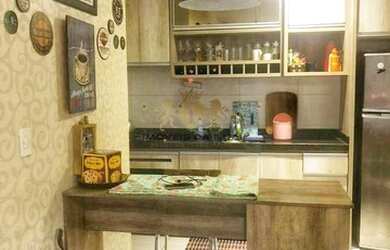 Imagem: O apartamento possui 2 Dormitórios, 1 Banheiro, 1 Vaga na garagem