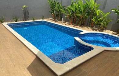 Imagem: A casa em condomínio possui 3 Dormitórios, 3 Banheiros, 4