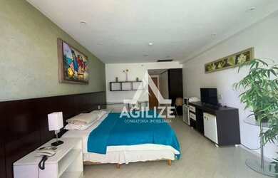 Imagem: O studio possui 1 Dormitório, 1 Banheiro, 1 Vaga na garagem