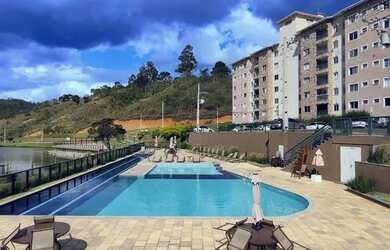 Imagem: O apartamento possui 2 Dormitórios, 2 Banheiros e 2 Vagas na