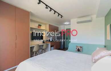 Imagem: O apartamento possui 1 Dormitório, 1 Banheiro, 24m² de Área