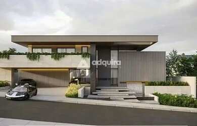 Imagem: A casa em condomínio possui 4 Dormitórios, 5 Banheiros, 3