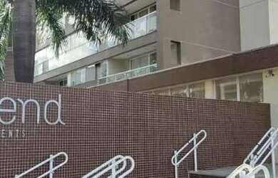 Imagem: O apartamento possui 1 Dormitório, 1 Banheiro, 1 Vaga na garagem