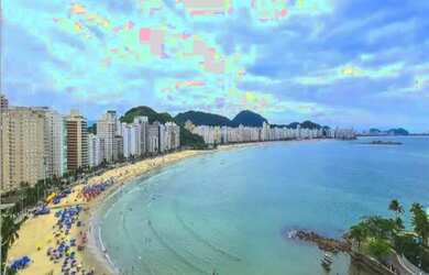 Imagem 1: Apto de 176 m² de frente ao mar no Astúrias Guarujá