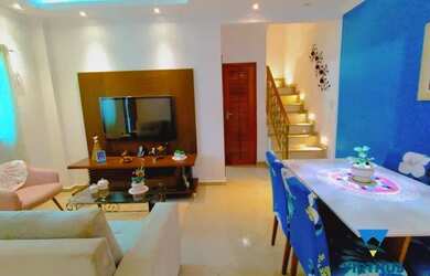 Imagem: A casa em condomínio possui 2 Dormitórios, 3 Banheiros, 1