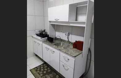 Imagem 6: Quarto para locação com cozinha, sala de estar e banheiro no Jardim...