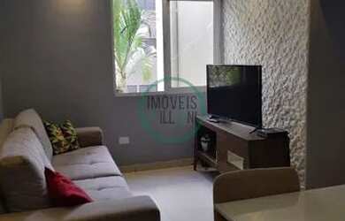 Imagem: O apartamento possui 2 Dormitórios, 1 Banheiro, 1 Vaga na garagem