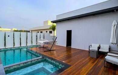 Imagem: A casa em condomínio possui 4 Dormitórios, 5 Banheiros, 4