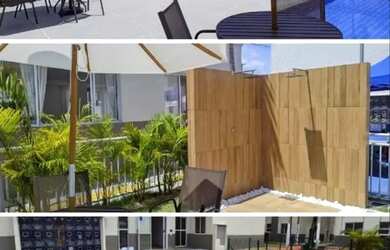 Imagem: O apartamento possui 2 Dormitórios, 1 Banheiro, 1 Vaga na garagem