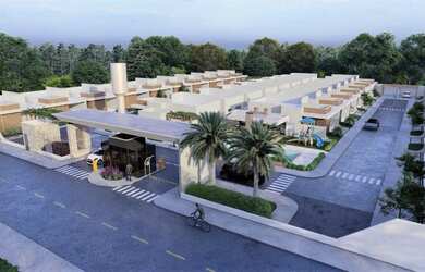 Imagem: A casa em condomínio possui 3 Dormitórios, 2 Banheiros, 1