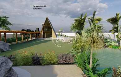 Imagem: A casa possui 3 Dormitórios, 3 Banheiros, 5 Vagas na garagem