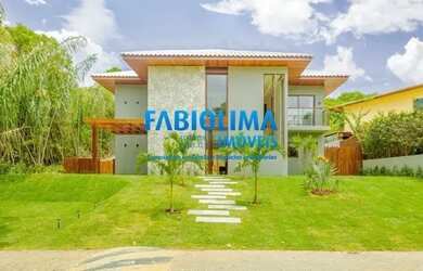 Imagem: A casa em condomínio possui 5 Dormitórios, 5 Banheiros, 4