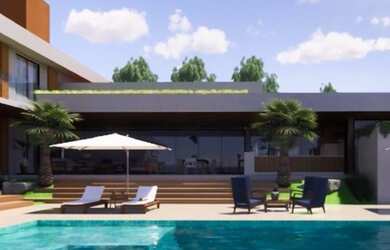 Imagem: A casa em condomínio possui 5 Dormitórios, 5 Banheiros, 5