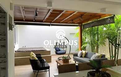 Imagem: A casa em condomínio possui 3 Dormitórios, 4 Banheiros, 2