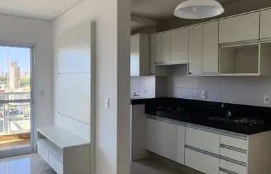 Imagem: O apartamento possui 1 Dormitório, 1 Banheiro, 1 Vaga na garagem