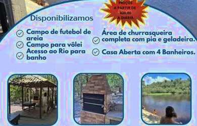 Imagem: A chácara possui 200m² de Área e está localizado em Japiim