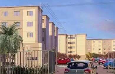 Imagem: O apartamento possui 2 Dormitórios, 1 Banheiro, 1 Vaga na garagem