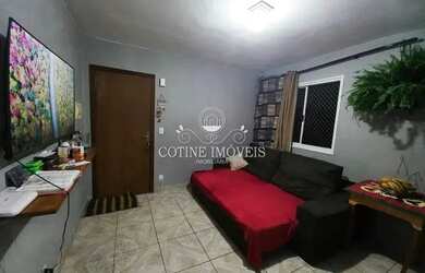 Imagem: O apartamento possui 2 Dormitórios, 1 Banheiro, 1 Vaga na garagem