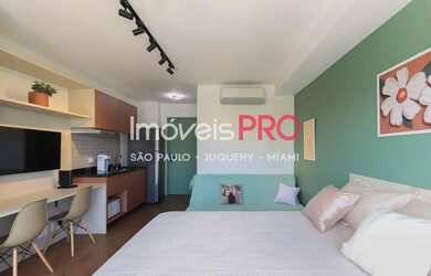 Imagem 2: Studio novo, nunca habitado mobiliado 24 m2 Pinheiros