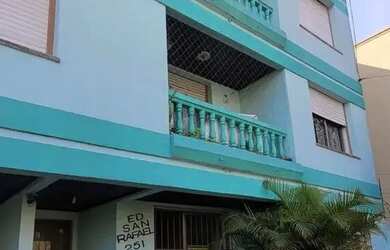 Imagem: O apartamento possui 1 Dormitório, 1 Banheiro, 1 Vaga na garagem