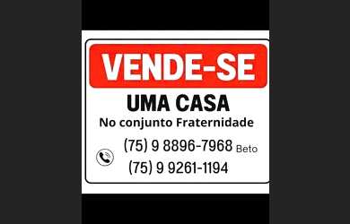 Imagem: A casa possui 3 Dormitórios, 1 Banheiro, 1 Vaga na garagem