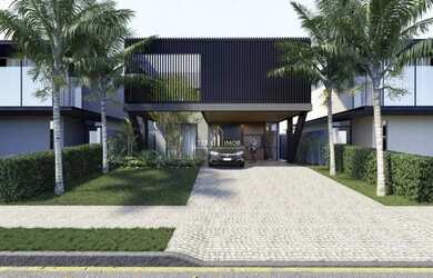 Imagem: A casa em condomínio possui 4 Dormitórios, 5 Banheiros, 4