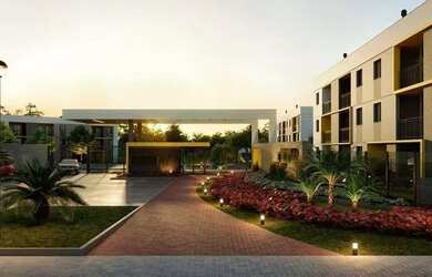 Imagem: O apartamento possui 1 Dormitório, 1 Banheiro, 1 Vaga na garagem