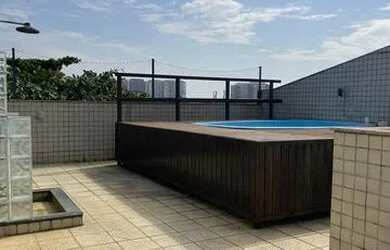 Imagem: O apartamento na cobertura possui 4 Dormitórios, 5 Banheiros