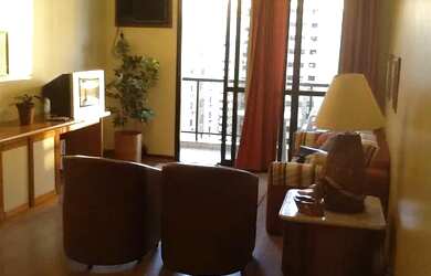 Imagem: O studio possui 1 Dormitório, 2 Banheiros, 1 Vaga na garagem