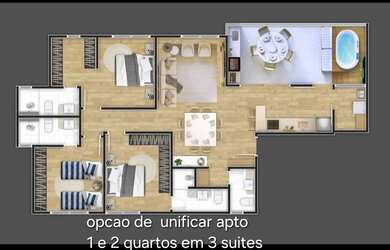 Imagem 4: Ap 1 e 2 quartos - Sao Lourenco MG - otima localizacao - aceita troca...