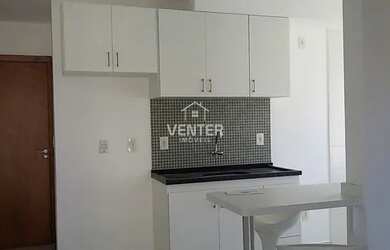 Imagem: O apartamento possui 1 Dormitório, 1 Banheiro, 1 Vaga na garagem