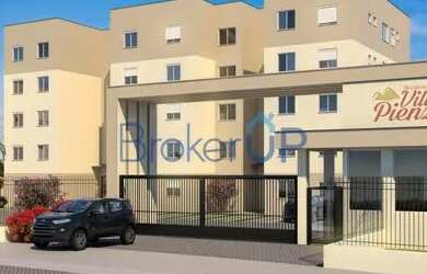 Imagem: O apartamento possui 2 Dormitórios, 1 Banheiro, 1 Vaga na garagem