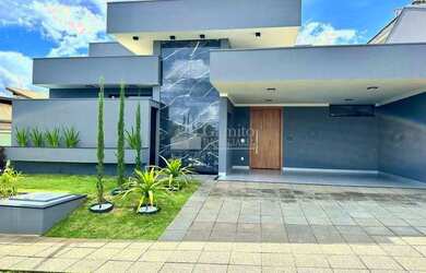 Imagem: A casa em condomínio possui 4 Dormitórios, 5 Banheiros, 4