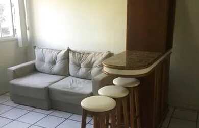 Imagem: O apartamento possui 2 Dormitórios, 1 Banheiro, 1 Vaga na garagem