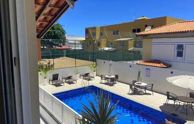 Imagem: A casa em condomínio possui 4 Dormitórios, 3 Banheiros, 2