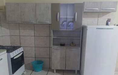 Imagem: O apartamento possui 1 Dormitório, 1 Banheiro, 1 Vaga na garagem