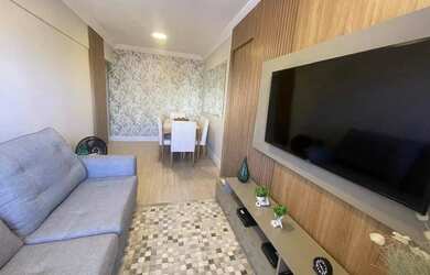 Imagem: O apartamento possui 2 Dormitórios, 2 Banheiros, 2 Vagas na