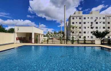 Imagem: O apartamento possui 2 Dormitórios, 1 Banheiro, 1 Vaga na garagem