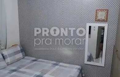 Imagem: O apartamento possui 2 Dormitórios, 1 Banheiro, 1 Vaga na garagem