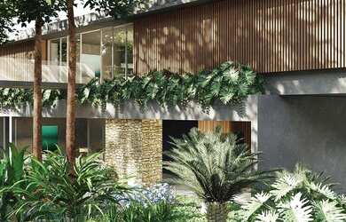 Imagem: A casa em condomínio possui 5 Dormitórios, 5 Banheiros, 5