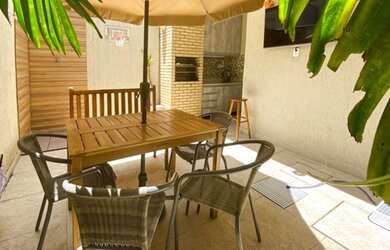 Imagem: A casa em condomínio possui 4 Dormitórios, 3 Banheiros, 2