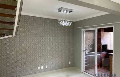 Imagem: A casa em condomínio possui 3 Dormitórios, 3 Banheiros, 2