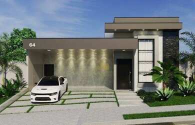 Imagem: A casa em condomínio possui 3 Dormitórios, 5 Banheiros, 4