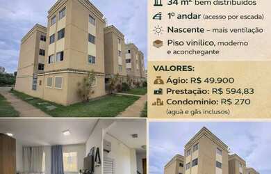 Imagem: O apartamento possui 1 Dormitório, 1 Banheiro e está localizado
