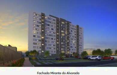 Imagem: O apartamento possui 2 Dormitórios, 1 Banheiro, 1 Vaga na garagem