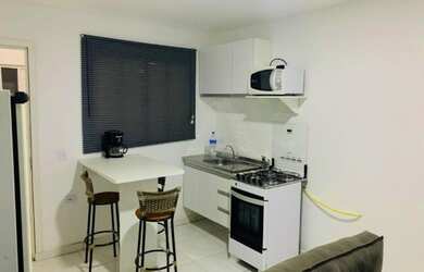 Imagem: O apartamento possui 1 Dormitório, 1 Banheiro, 35m² de Área