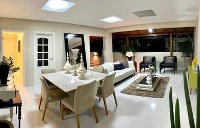 Imagem: O apartamento na cobertura possui 4 Dormitórios, 4 Banheiros