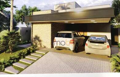 Imagem: A casa em condomínio para alugar possui 3 Dormitórios, 4 Banheiros