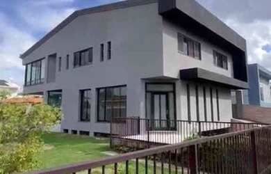 Imagem: A casa em condomínio possui 4 Dormitórios, 5 Banheiros, 4